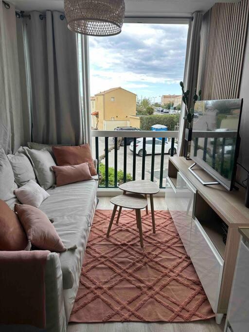 Mon Appart A La Plage, Piscine, Wifi, Tv Frontignan Exterior foto