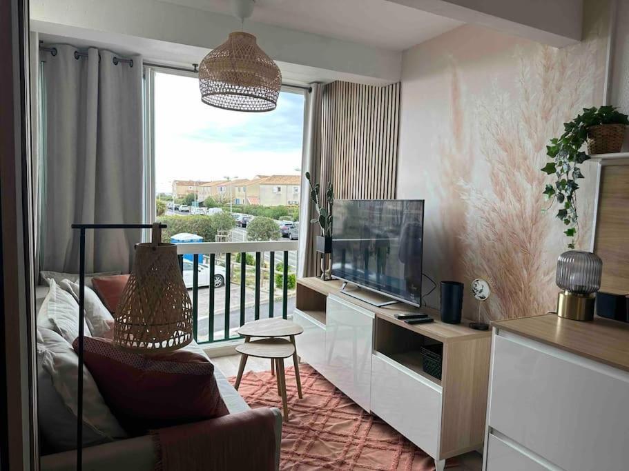 Mon Appart A La Plage, Piscine, Wifi, Tv Frontignan Exterior foto